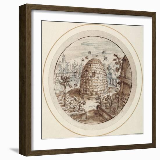 Beehive, Early 17th Century-Crispin I De Passe-Framed Giclee Print