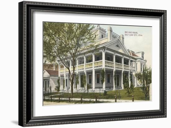 Beehive House, Salt Lake City-null-Framed Art Print