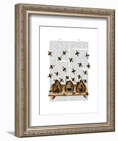 BeeHive Print-Fab Funky-Framed Art Print