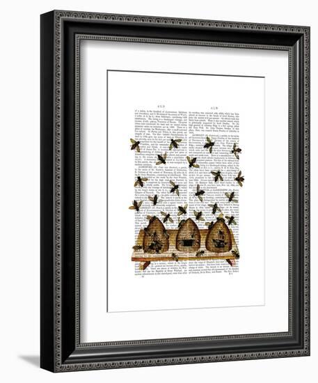 BeeHive Print-Fab Funky-Framed Art Print