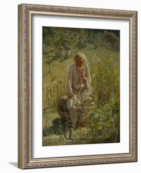 Beekeeper, 1872-Ivan Nikolayevich Kramskoi-Framed Giclee Print