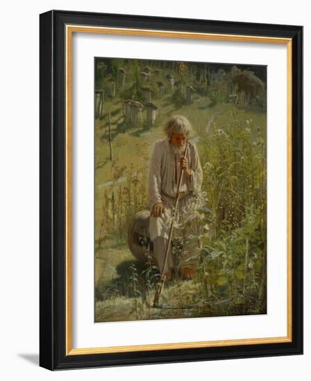 Beekeeper, 1872-Ivan Nikolayevich Kramskoi-Framed Giclee Print