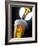 Beer Being Poured into a Glass-null-Framed Photographic Print