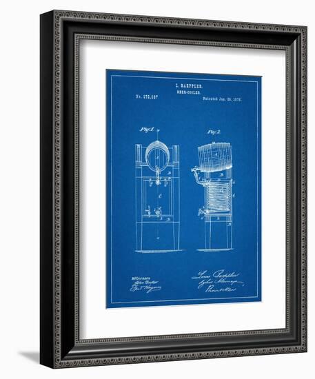 Beer Cooler Patent 1876--Framed Art Print