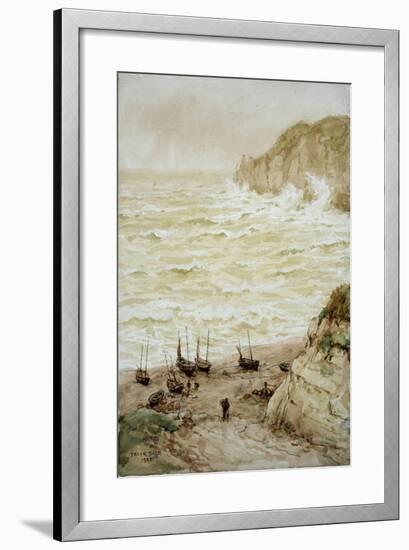 Beer Cove in a Storm, 1922-Frank Dadd-Framed Giclee Print