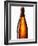 Beer Frothing Out of Bottle-Kröger & Gross-Framed Photographic Print