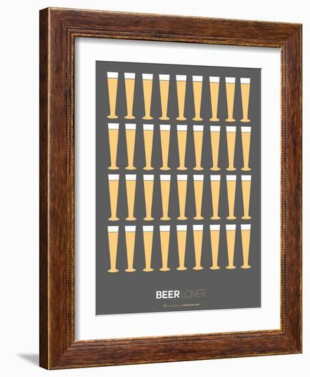 Beer Glasses Poster-NaxArt-Framed Art Print