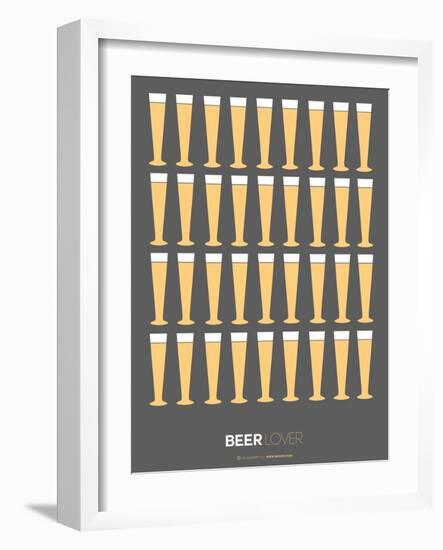 Beer Glasses Poster-NaxArt-Framed Art Print