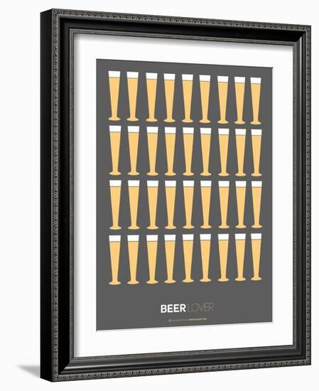 Beer Glasses Poster-NaxArt-Framed Art Print