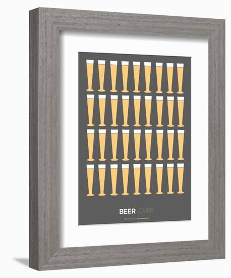 Beer Glasses Poster-NaxArt-Framed Art Print