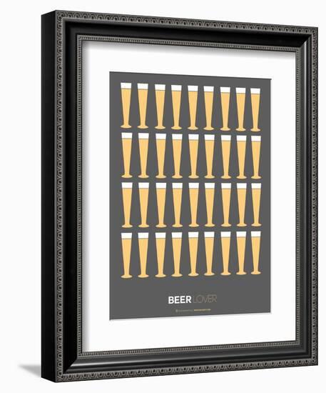 Beer Glasses Poster-NaxArt-Framed Art Print