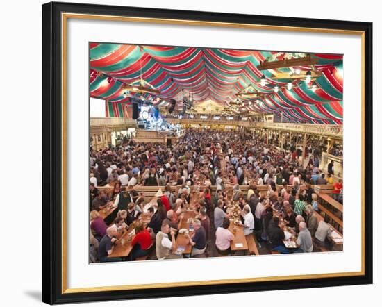 Beer Hall at the Stuttgart Beer Festival, Cannstatter Wasen, Stuttgart, Baden-Wurttemberg, Germany,-Michael DeFreitas-Framed Photographic Print