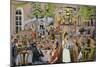 Beer Hall Scene, Germany-German School-Mounted Giclee Print