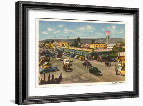 Beer Hall, Tijuana, Mexico-null-Framed Art Print