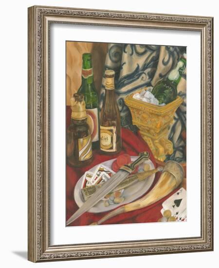 Beer Indulgences II-Jennifer Goldberger-Framed Art Print