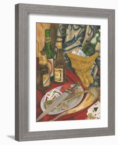 Beer Indulgences II-Jennifer Goldberger-Framed Art Print