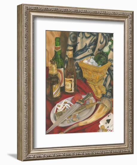 Beer Indulgences II-Jennifer Goldberger-Framed Art Print