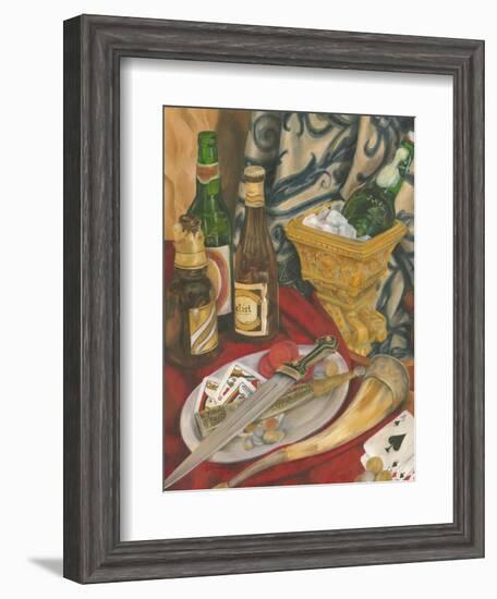 Beer Indulgences II-Jennifer Goldberger-Framed Art Print