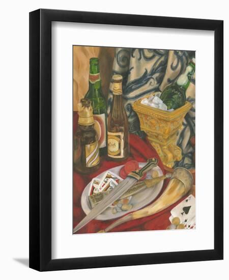 Beer Indulgences II-Jennifer Goldberger-Framed Art Print