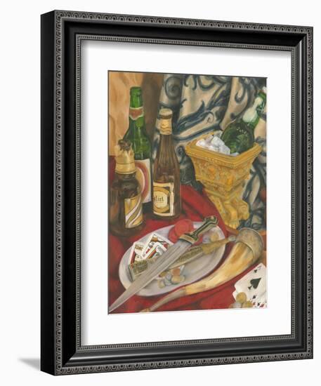 Beer Indulgences II-Jennifer Goldberger-Framed Art Print