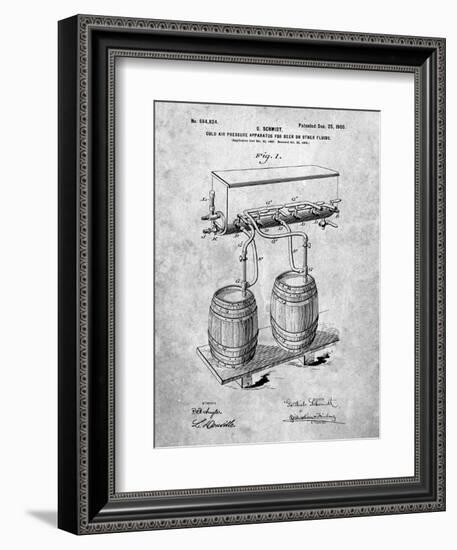 Beer Keg Cold Air Pressure Tap-Cole Borders-Framed Art Print