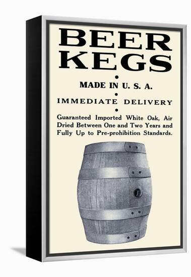 Beer Kegs-null-Framed Stretched Canvas