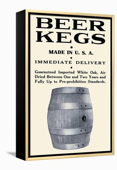 Beer Kegs-null-Framed Stretched Canvas