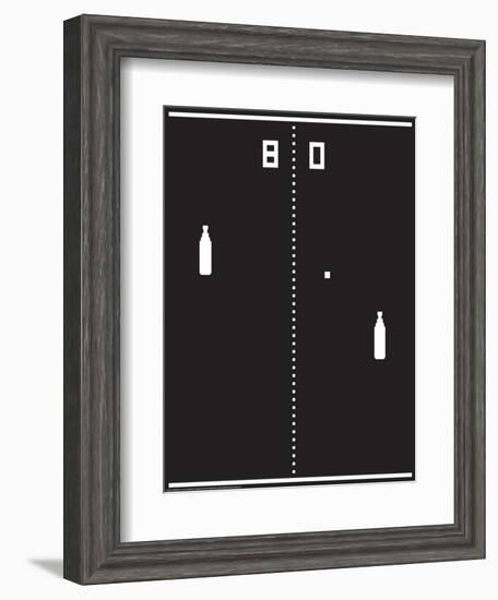 Beer Pong-J.J. Brando-Framed Art Print