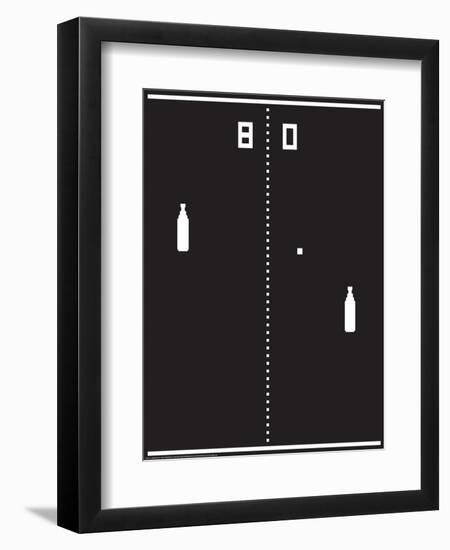Beer Pong-J.J. Brando-Framed Art Print