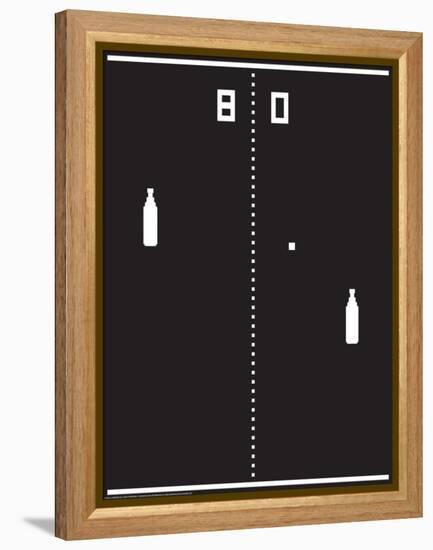 Beer Pong-J.J. Brando-Framed Stretched Canvas