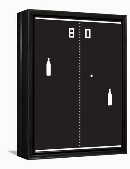 Beer Pong-J.J. Brando-Framed Stretched Canvas