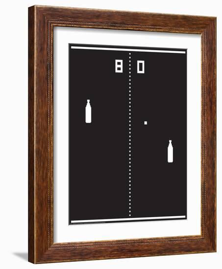 Beer Pong-J.J. Brando-Framed Art Print