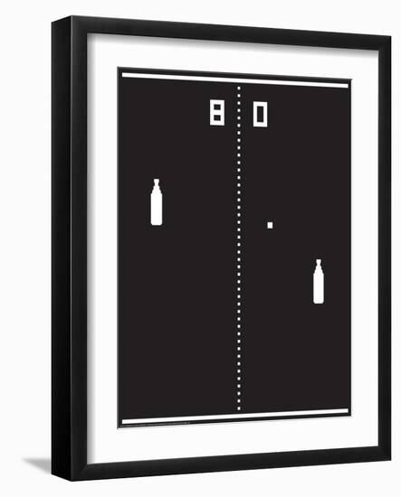 Beer Pong-J.J. Brando-Framed Art Print