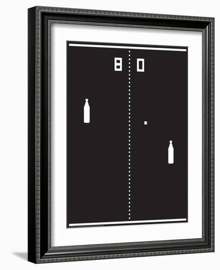 Beer Pong-J.J. Brando-Framed Art Print
