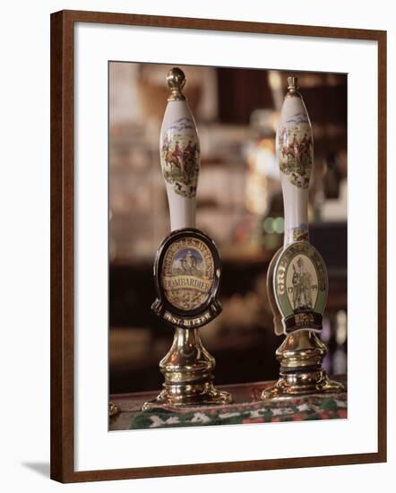Beer Pumps, Sun Pub, London, England, United Kingdom-Adam Woolfitt-Framed Photographic Print