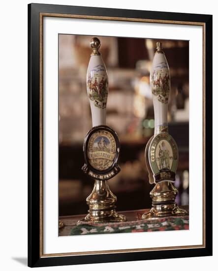 Beer Pumps, Sun Pub, London, England, United Kingdom-Adam Woolfitt-Framed Photographic Print