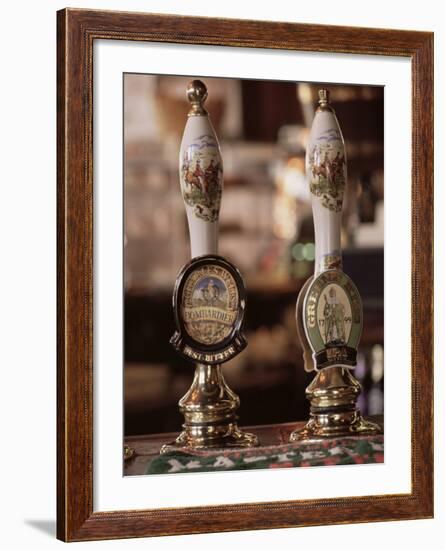 Beer Pumps, Sun Pub, London, England, United Kingdom-Adam Woolfitt-Framed Photographic Print