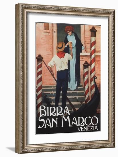 Beer San Marco, C. 1909-Gian Emilio Malerba-Framed Giclee Print