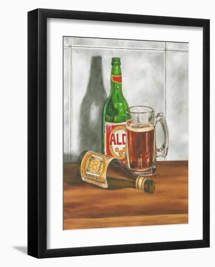 Beer Series I-Jennifer Goldberger-Framed Art Print