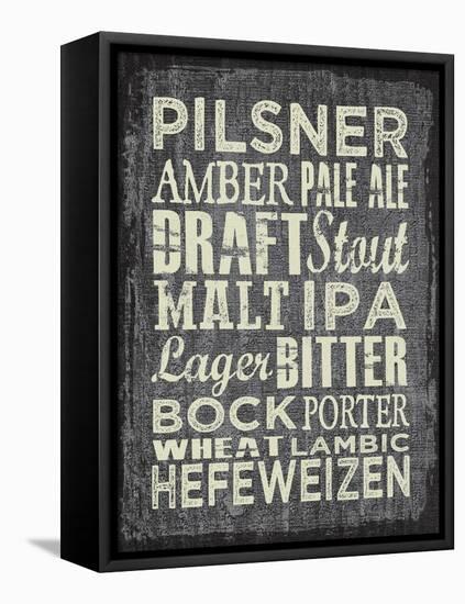 Beer Sign II-Erin Clark-Framed Premier Image Canvas