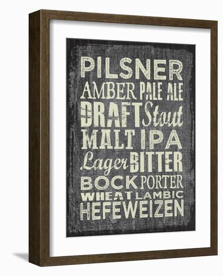 Beer Sign II-Erin Clark-Framed Giclee Print