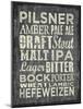 Beer Sign II-Erin Clark-Mounted Giclee Print