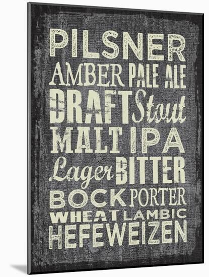 Beer Sign II-Erin Clark-Mounted Giclee Print