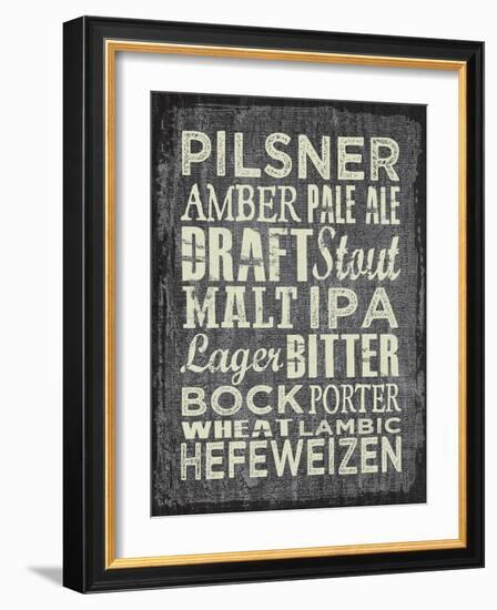 Beer Sign II-Erin Clark-Framed Giclee Print