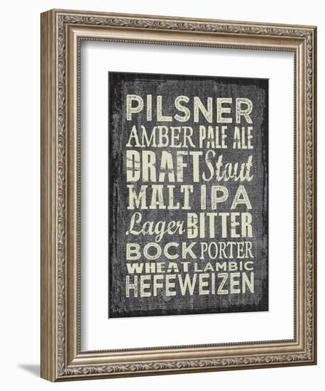 Beer Sign II-Erin Clark-Framed Giclee Print