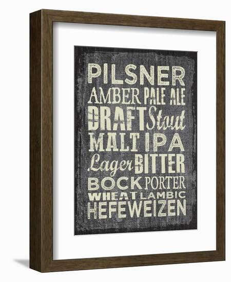 Beer Sign II-Erin Clark-Framed Giclee Print