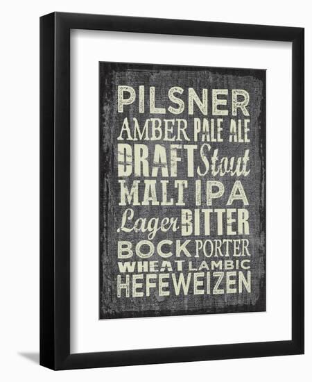 Beer Sign II-Erin Clark-Framed Giclee Print