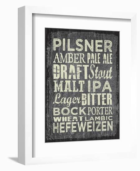 Beer Sign II-Erin Clark-Framed Giclee Print