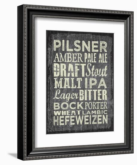 Beer Sign II-Erin Clark-Framed Giclee Print