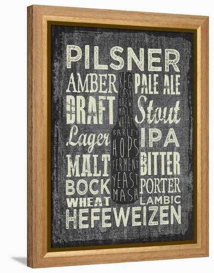 Beer Sign III-Erin Clark-Framed Premier Image Canvas